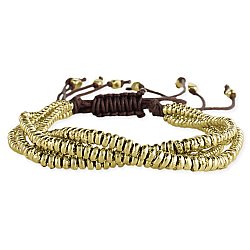 Gold Bumper Bead Pull Bracelet