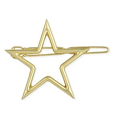 Matte Gold Star Hair Clip