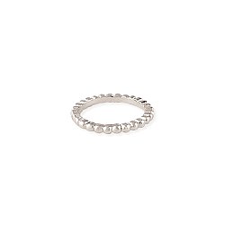 Silver Metal Dots Band Knuckle Ring