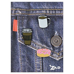 Set of 3 Coffee Tack Pins