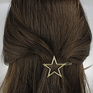 Star Hair Clip on Model