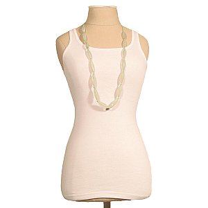Faceted Pastel Bead Necklace