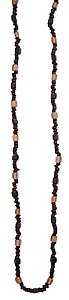 48" Rectangle Bead Seed Bead Necklace