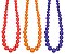16" Plastic Bead Ball Necklace