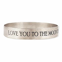 Silver Inspiration Quote Bangles