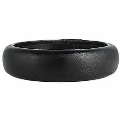Black Shiny Patent Leather Bangle