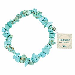 Tumbled & True Turquoise Chip Stretch Bracelet
