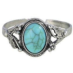 Southwest Style Turquoise Silver Cuff