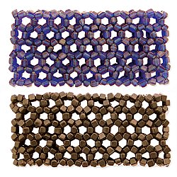 Bead Net Mosaic Elastic Bracelet