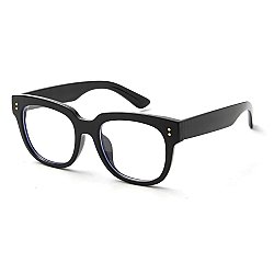 Thick Black Frame Blue Light Blocker Eyeglasses