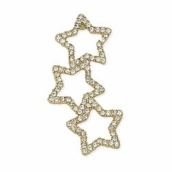 Stars Aligned Crystal Star Post Earrings