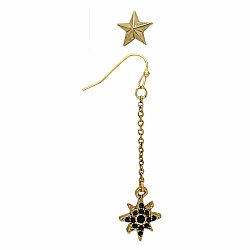 First Star on the Right Gold Earrings Set