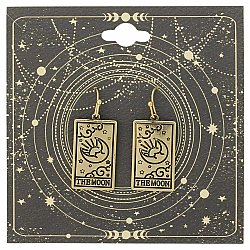 Major Arcana Gold Moon Tarot Earrings
