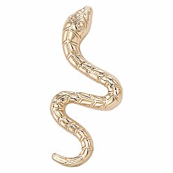 Snake Bit Gold Post Earrings