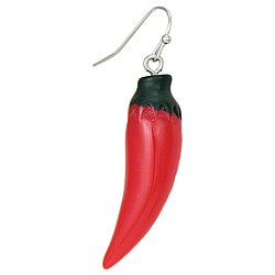 Hot & Spicy Red Pepper Earrings