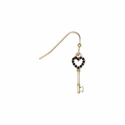 Key to your Heart Gold Earrings