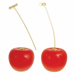 Cherry, Cherry Nice!  Resin Cherry Drop Earrings