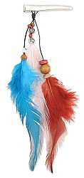 Multi Color Feather Dangle Hairclip