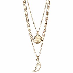 On the Horizon Celestial Layered Gold Necklace
