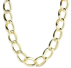 Gold Large Links Necklace