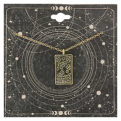 Major Arcana Gold Star Tarot Necklace