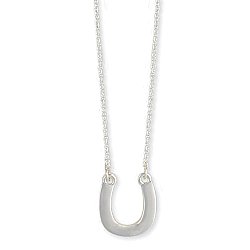 Silver Horseshoe Necklace