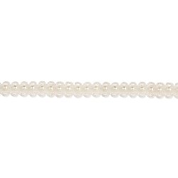 White Pearl & Thread Choker Necklace