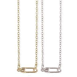 Safety Pin Charm Choker Necklace