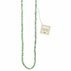 Gemstone Essentials Aventurine Bead Necklace