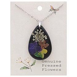 Nighttime Bouquet Dried Flower Necklace