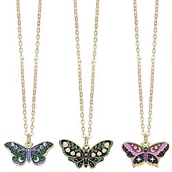 Glittering Wings Celestial Butterfly Necklace