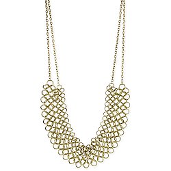 Gold Chain Mail Necklace
