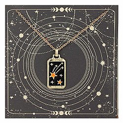 Shooting Star Tarot Card Necklace