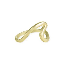 Hang Ten Simple Gold Wave Ring