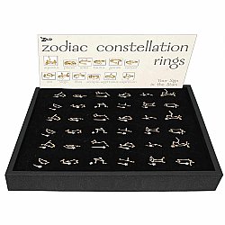 Zodiac Constellations Ring Display