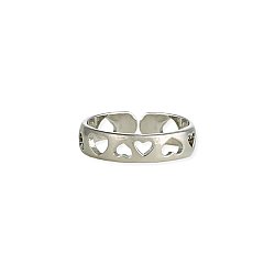Love This! Silver Hearts Adjustable Toe Ring