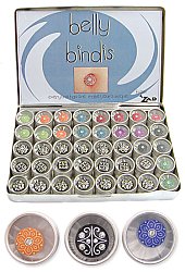 Box of 40 Assorted Stick On Resin Belly Bindis