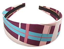 Colorful Plaid Striped Headband