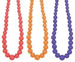 16" Plastic Bead Ball Necklace