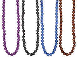 20" Plastic Facet Bead Necklace