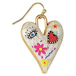 Iconic Looks Gold Heart Icon Earrings