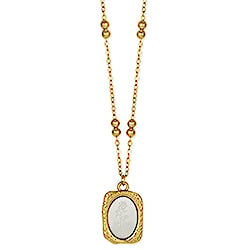 Secret Rose Gold Mirror Necklace