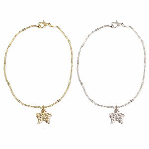 Fly High Butterfly Charm Anklet