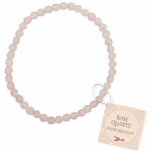 Rose Quartz Stone Stretch Bracelet