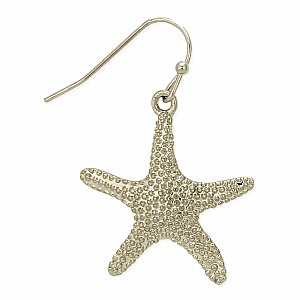 Tidal Finds Silver Starfish Earrings