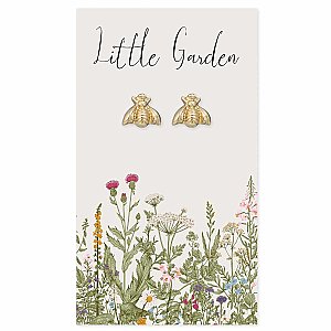 Little Garden Gold Bee Post Earrings