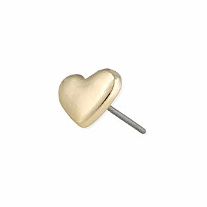 Literary Quotes Heart Post Earrings