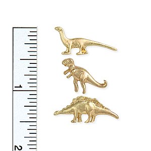 Jurassic Adventure Set of 3 Dinosaur Post Earrings