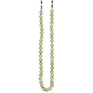 Fancy Festival Green & Multicolor Bead Necklace
