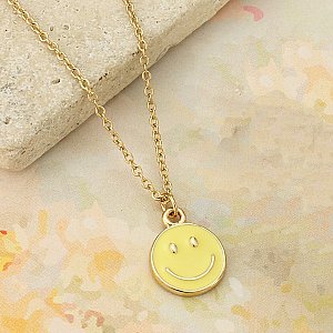 Put on a Happy Face Necklace